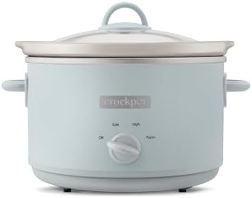 4.5 Quart Manual Slow Cooker – Macaroon Blue - Curated Catalog J0