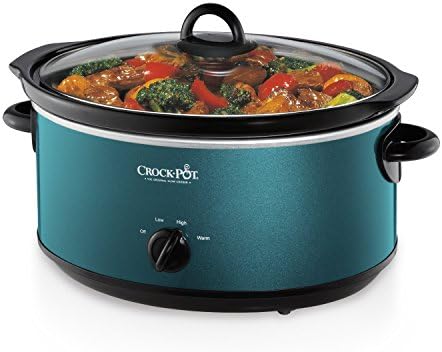 7 Quart Manual Slow Cooker – Turquoise - Curated Catalog O5
