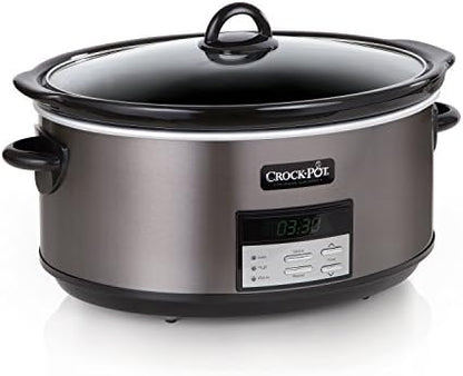 8 Quart Programmable Slow Cooker with Auto Warm - Curated Catalog J7
