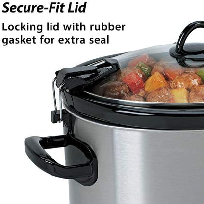 Cook & Carry 6 Quart Portable Slow Cooker - Curated Catalog X6
