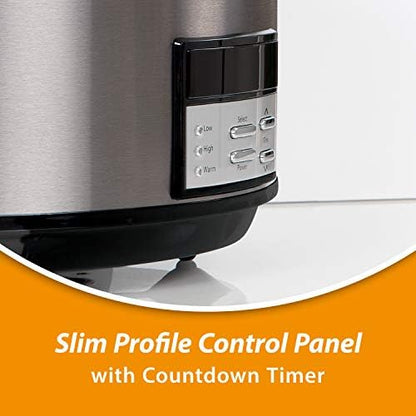 8 Quart Programmable Slow Cooker with Auto Warm - Curated Catalog J7
