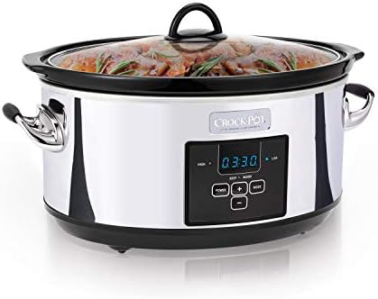 7 Quart Programmable Slow Cooker – Polished Platinum - Curated Catalog U6