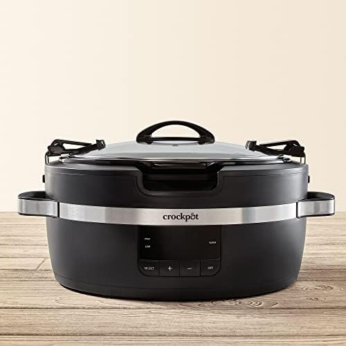 Thermoshield 6 Quart Slow Cooker with Carry Handles - Curated Catalog D5