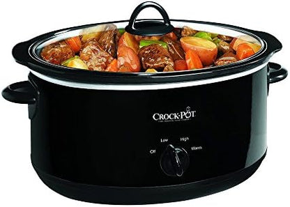 8 Quart Manual Slow Cooker – Black - Curated Catalog S6