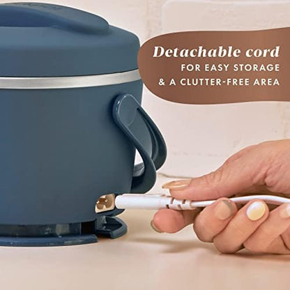 Electric Lunch Box Food Warmer 20oz – Faded Blue - Curated Catalog S0