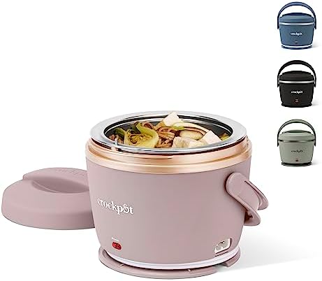 Electric Lunch Box Food Warmer 20oz – Blush Pink - Curated Catalog E8