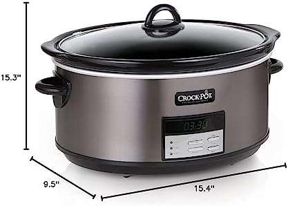 8 Quart Programmable Slow Cooker with Auto Warm - Curated Catalog J7