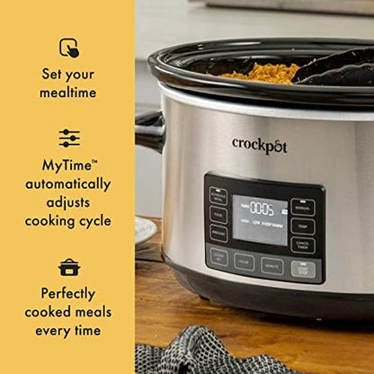 7 Quart Portable Programmable Slow Cooker with Timer - Curated Catalog H8