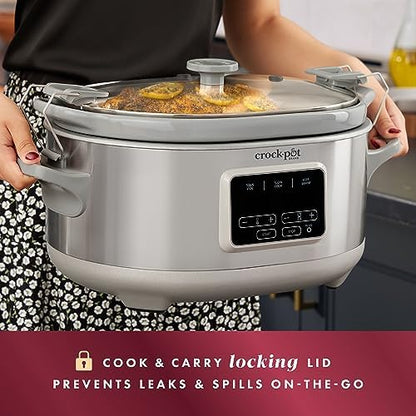 7 Quart Programmable Cook & Carry Slow Cooker - Curated Catalog M8