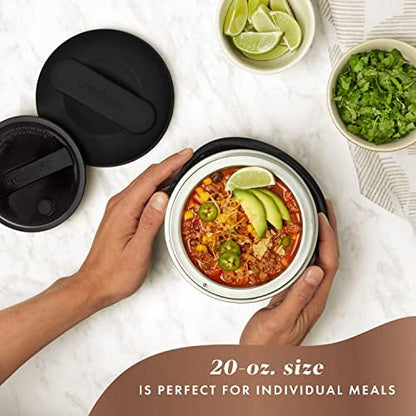 Electric Lunch Box Food Warmer 20oz – Black - Curated Catalog L4