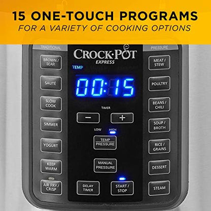 Express Crisp 8 Quart 10-in-1 Pressure Cooker - Curated Catalog B7