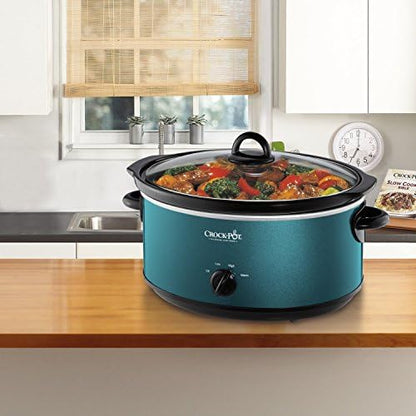 7 Quart Manual Slow Cooker – Turquoise - Curated Catalog O5