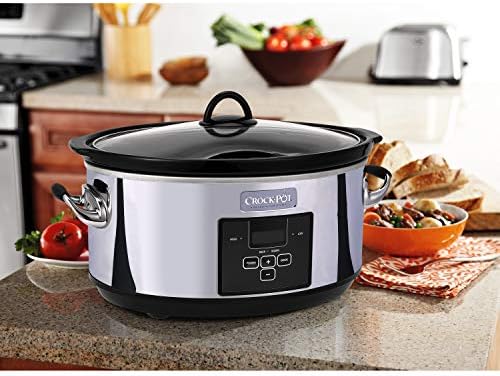 7 Quart Programmable Slow Cooker – Polished Platinum - Curated Catalog U6