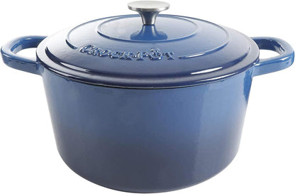 3 Quart Enameled Cast Iron Dutch Oven – Aqua - Curated Catalog B4
