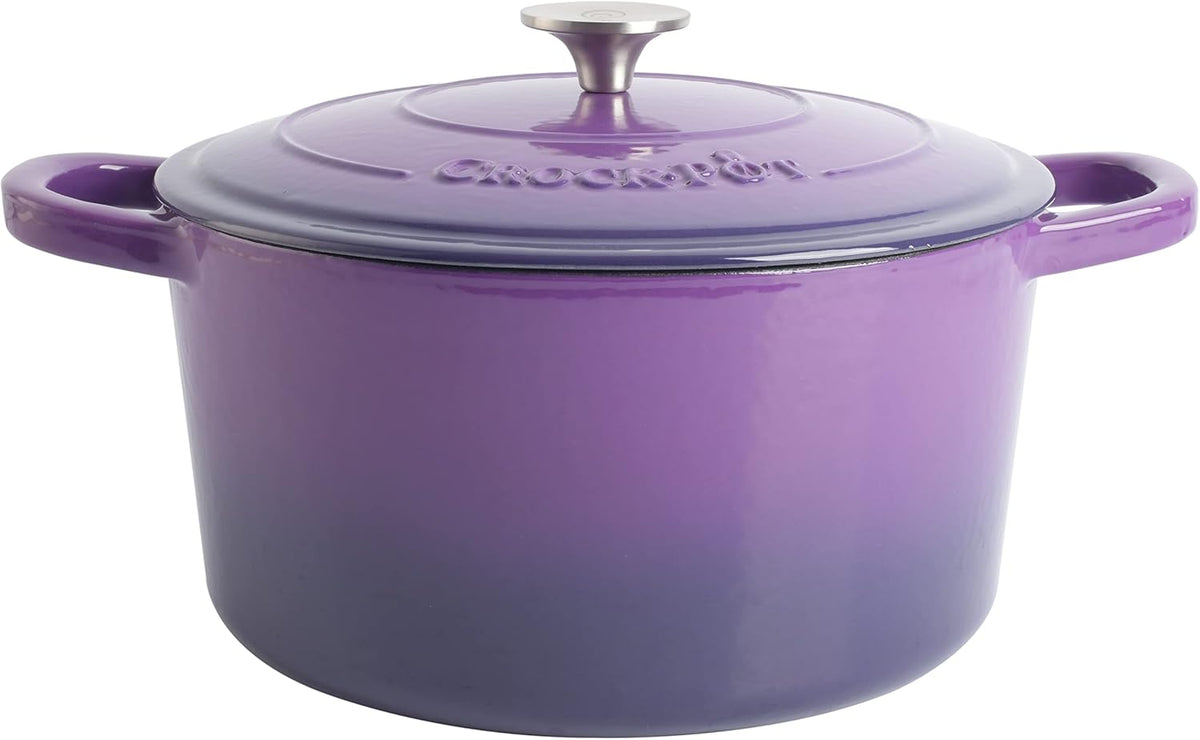 3 Quart Enameled Cast Iron Dutch Oven – Aqua - Curated Catalog L5