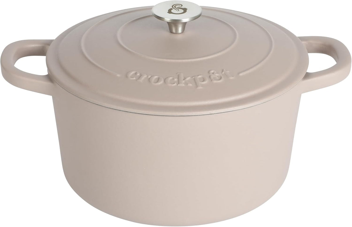3 Quart Enameled Cast Iron Dutch Oven – Aqua - Curated Catalog L5