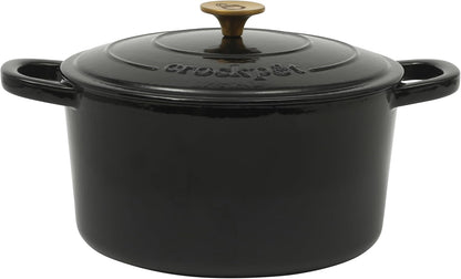 3 Quart Enameled Cast Iron Dutch Oven – Aqua - Curated Catalog L5