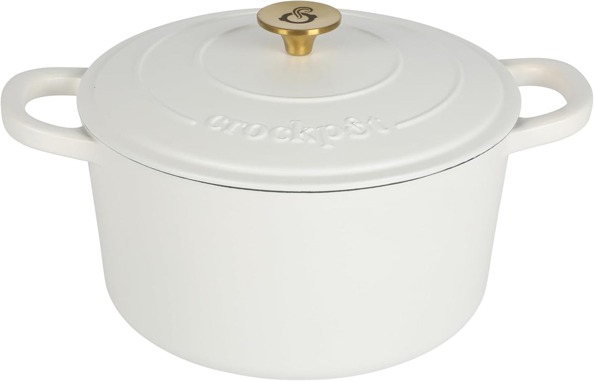 3 Quart Enameled Cast Iron Dutch Oven – Aqua - Curated Catalog L5