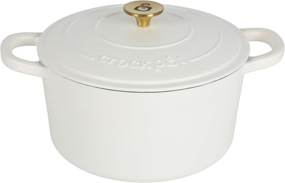 3 Quart Enameled Cast Iron Dutch Oven – Aqua - Curated Catalog L8