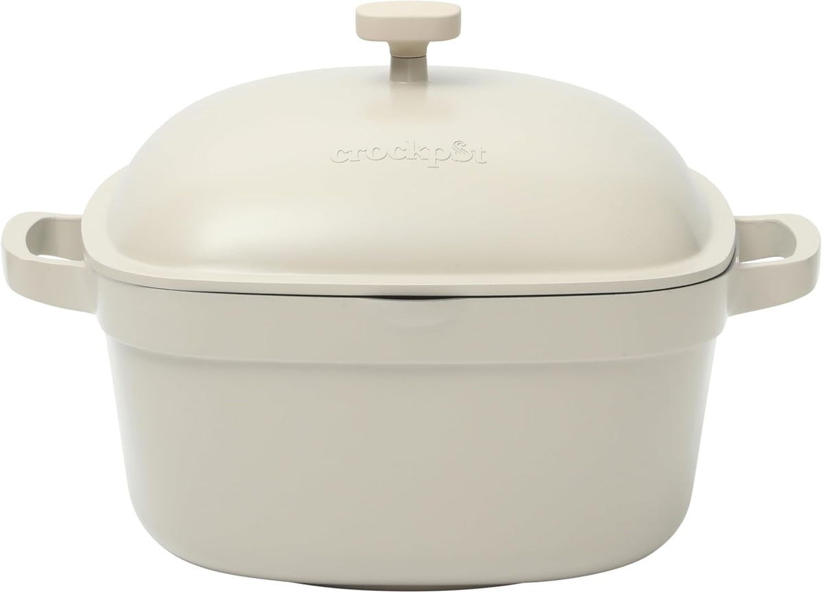 3 Quart Enameled Cast Iron Dutch Oven – Aqua - Curated Catalog L5