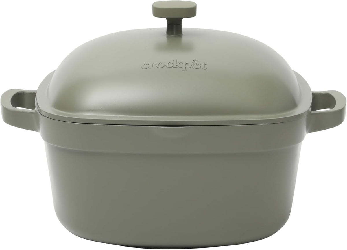 3 Quart Enameled Cast Iron Dutch Oven – Aqua - Curated Catalog B4