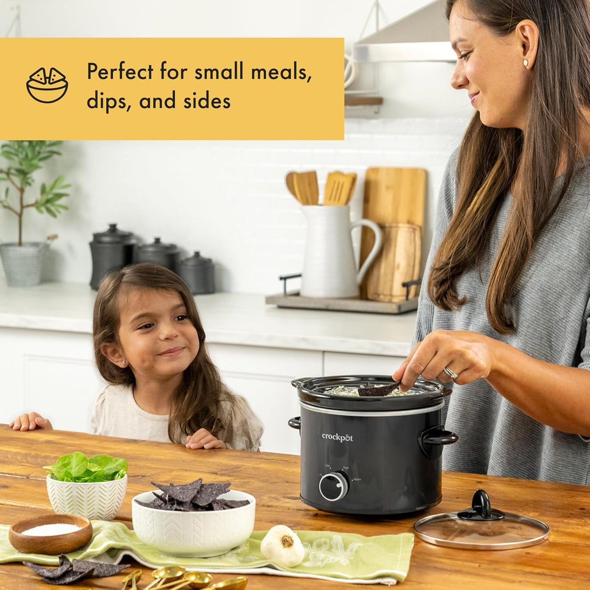 2 Quart Mini Slow Cooker – Classic Compact Cooker - Curated Catalog H2