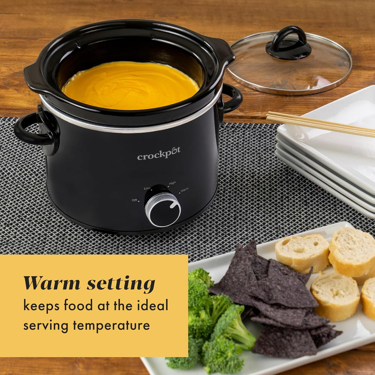 2 Quart Mini Slow Cooker – Classic Compact Cooker - Curated Catalog B0